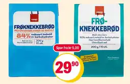 Coop Extra Coop frøknekkebrød tilbud