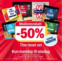 Coop Extra Tine revet ost tilbud