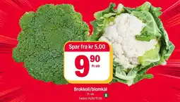 Coop Extra Brokkoli/blomkål tilbud