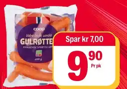 Coop Extra Coop gulrøtter tilbud