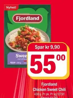 Coop Extra Fjordland Chicken Sweet Chili tilbud