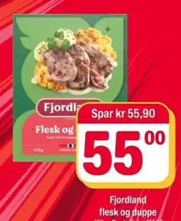 Coop Extra Fjordland flesk og duppe tilbud