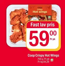 Coop Extra Coop Crispy Hot Wings tilbud