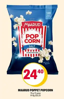 Coop Extra Maarud poppet popcorn tilbud