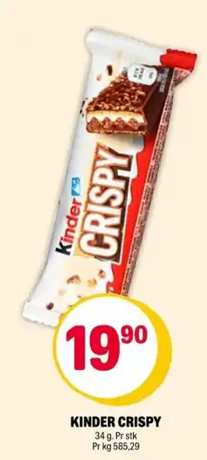Coop Extra Kinder Crispy tilbud