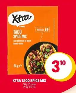 Coop Extra Xtra taco spice mix tilbud