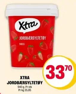 Coop Extra Xtra jordbærsyltetøy tilbud