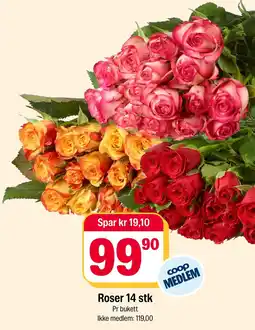 Coop Extra Roser 14 stk tilbud