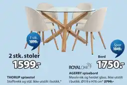 JYSK RoyalOak Agerby spisebord tilbud