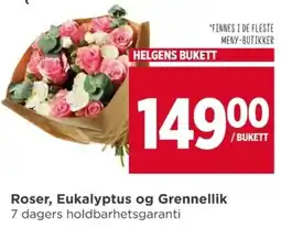 Meny Helgens Bukett tilbud