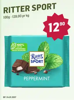 Holdbart Ritter Sport Peppermint tilbud