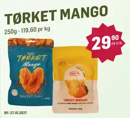 Holdbart Emmy's tørket mango tilbud