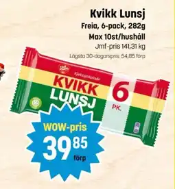 Eurocash Freia Kvikklunsj tilbud