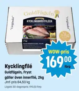 Eurocash Guldfågeln Kycklingfilé tilbud