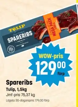 Eurocash Tulip Spareribs tilbud