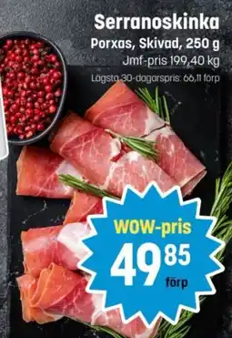 Eurocash Serranoskinka tilbud