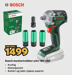 Megaflis Bosch muttertrekker univ 18V-350 tilbud