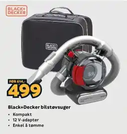 Megaflis Black+Decker bilstøvsuger tilbud
