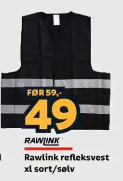 Megaflis Rawlink refleksvest tilbud