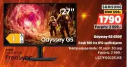 POWER Samsung Odyssey G5 G50F tilbud