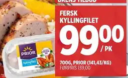 Meny Prior Kyllingfilet tilbud