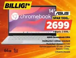 POWER Asus chromebook 14" tilbud