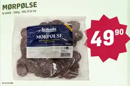 Holdbart Stranda Mørpølse tilbud