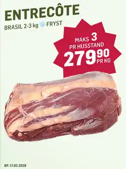 Holdbart Entrecôte tilbud