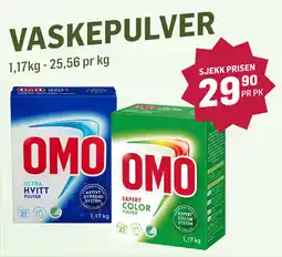 Holdbart Omo vaskepulver tilbud