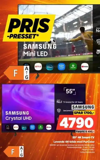 POWER Samsung 55" 4K Smart-TV tilbud