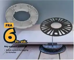 Megaflis Key support pidestall tilbud