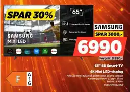 POWER Samsung 65" 4K Smart-TV tilbud