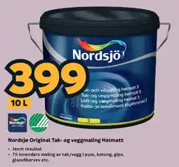 Megaflis Nordsjö Original Tak- og veggmaling Helmatt tilbud