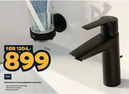 Megaflis Grohe Start S servantbatteri matt sort tilbud