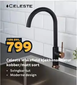 Megaflis Celeste Wakefield kjøkkenarmatur tilbud