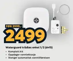 Megaflis Waterguard trådløs enkel 1/2 (dn15) tilbud