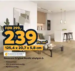 Megaflis Novocore Original Nordic vinylgulv b tilbud