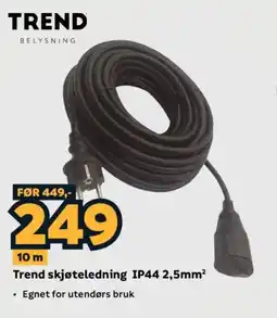 Megaflis Trend skjøteledning IP44 2,5mm² tilbud