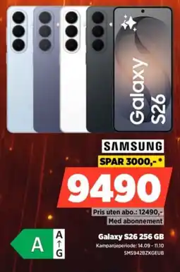 POWER Samsung Galaxy S26 256 GB tilbud
