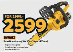Megaflis Dewalt motorsag 18v 30cm dcmcs565n-xj tilbud