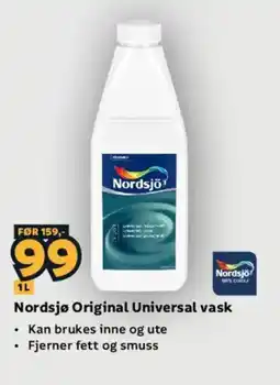 Megaflis Nordsjø Original Universal vask tilbud