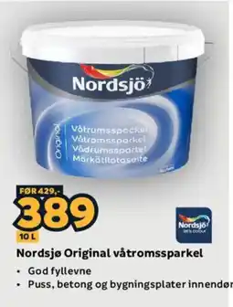 Megaflis Nordsjö Original våtromssparkel tilbud