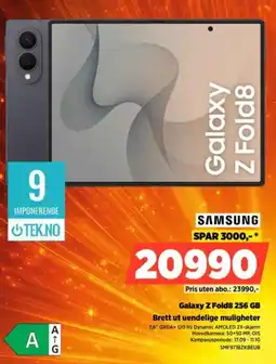 POWER Samsung Galaxy Z Fold8 256 GB tilbud
