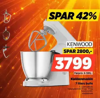 Kenwood kjøkkenmaskin