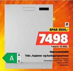 POWER Asko oppvaskmaskin tilbud