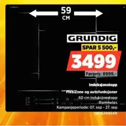 POWER Grundig induksjonstopp tilbud