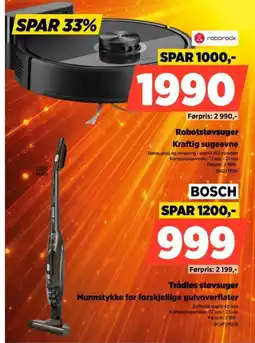 POWER Bosch Trådløs støvsuger tilbud