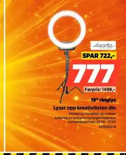 POWER dacota 19" ringlys tilbud