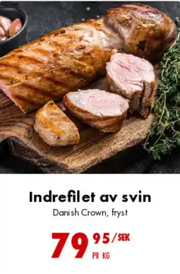 Nordby Supermarket Danish Crown indrefilet av svin tilbud