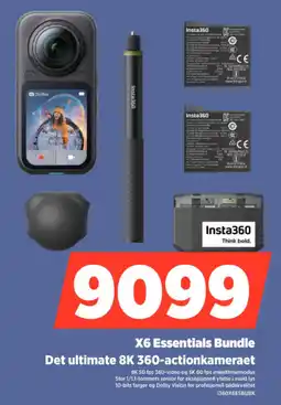 POWER Insta360 X6 Essentials Bundle tilbud